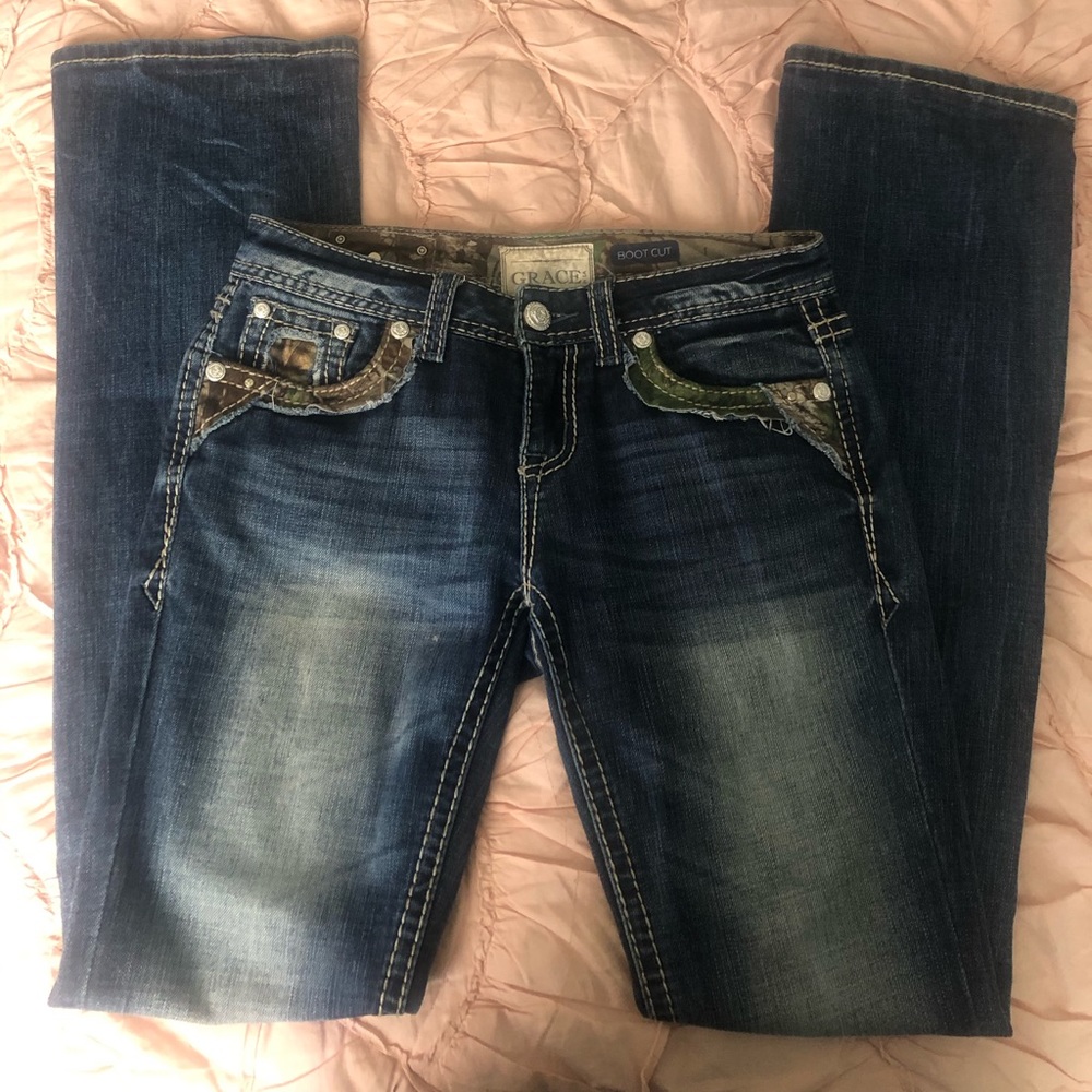 Grace L.A. Camo Jeans